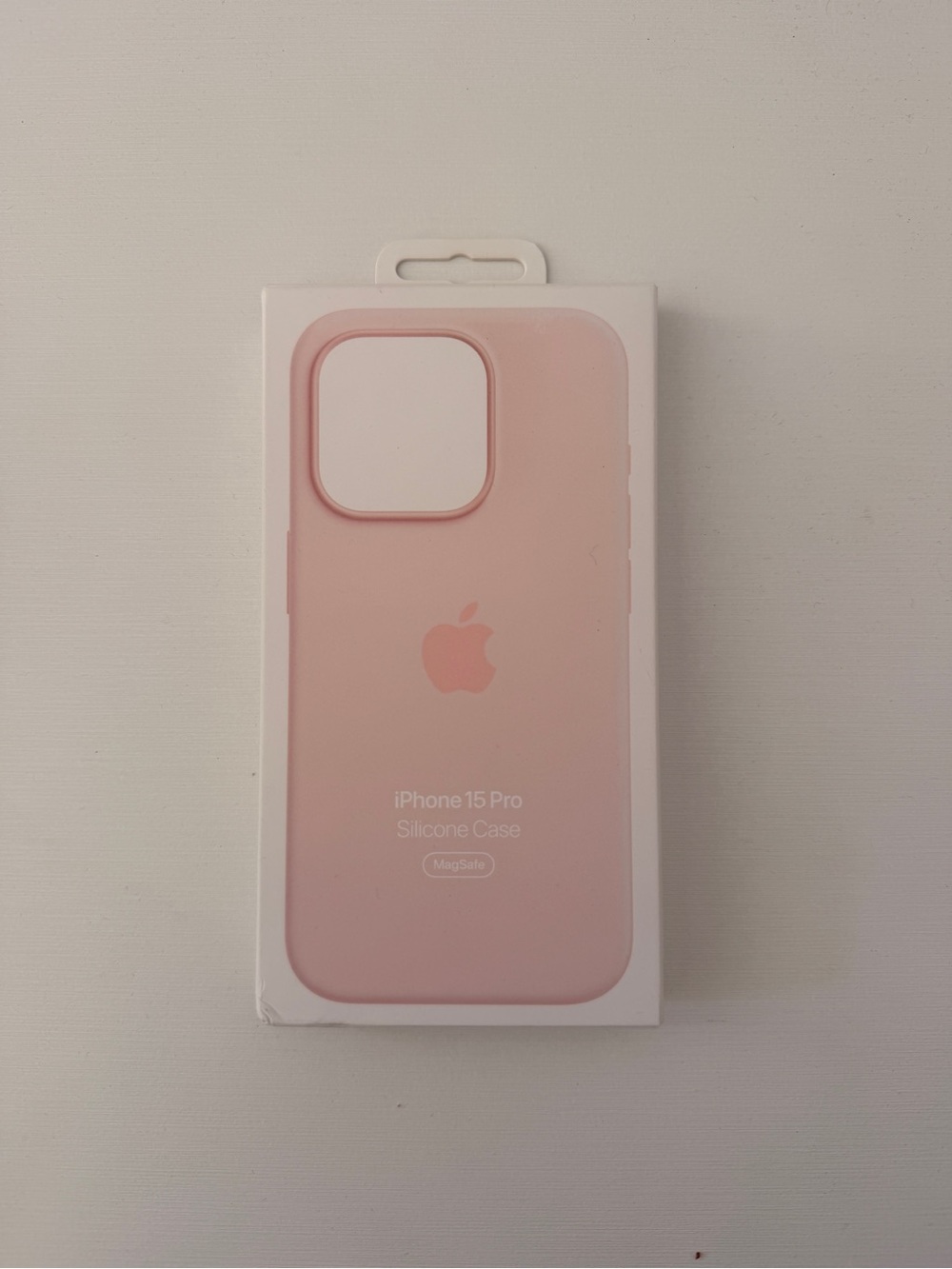 Apple iPhone 15 Pro Silicone Case - Soft Rose
